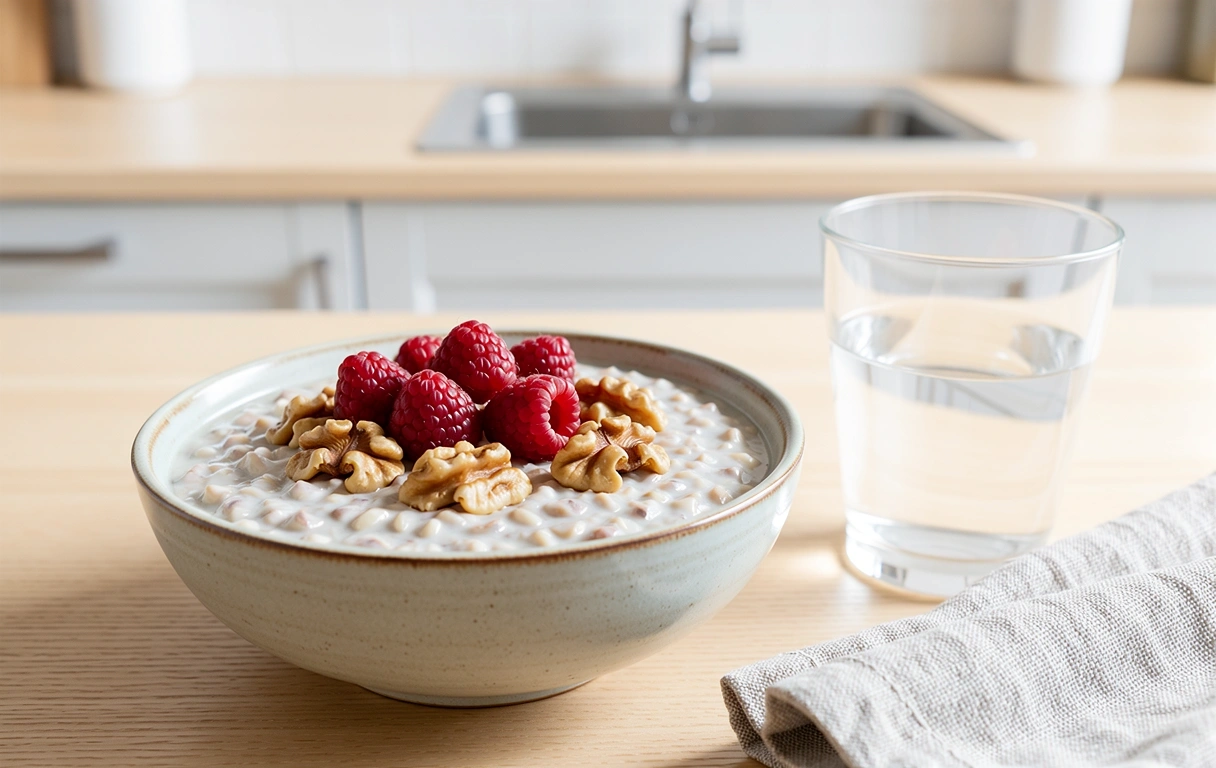 Ausgewogenes Frühstückszene
